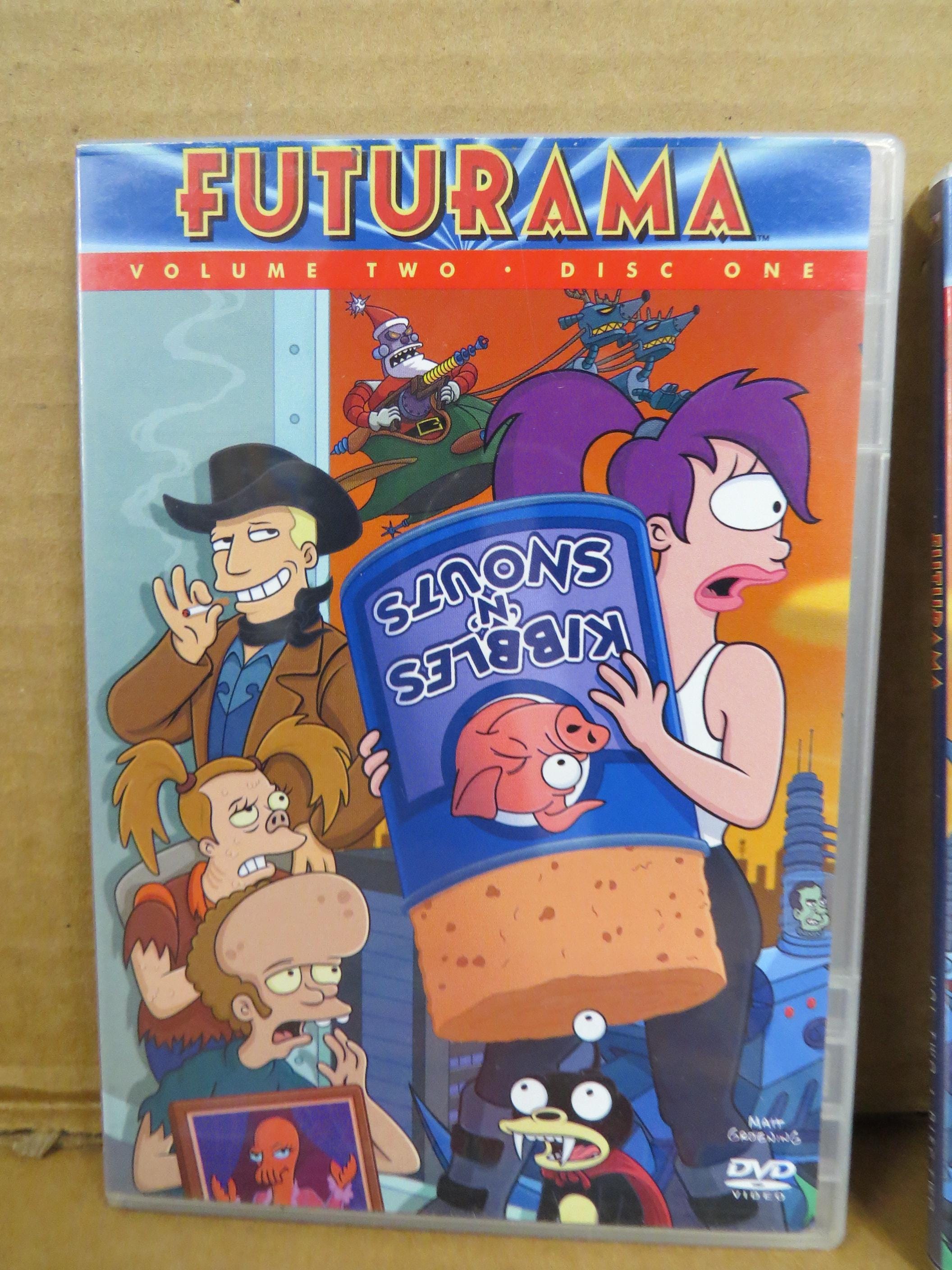 FUTURAMA Volume 2 Discs 1-4 DVD Set - Etsy