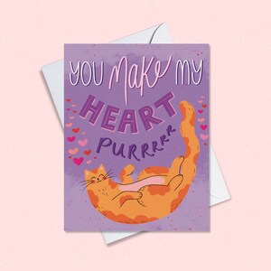 Carte de Saint-Valentin pour chat, Saint-Valentin pour chat noir, cadeau d’amant de chat, carte de Saint-Valentin pour chat, cadeaux de Saint-Valentin, carte de Saint-Valentin pour elle