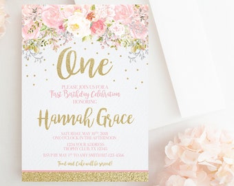 1st Birthday Invitations Etsy