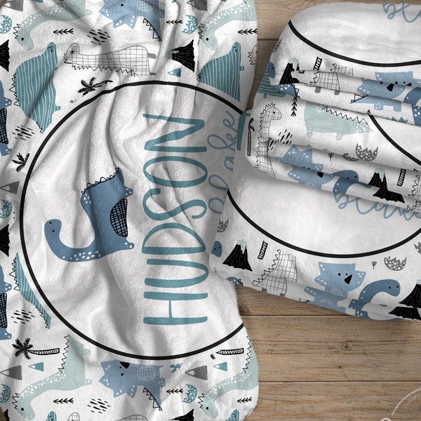 Dinosaur Blanket Etsy