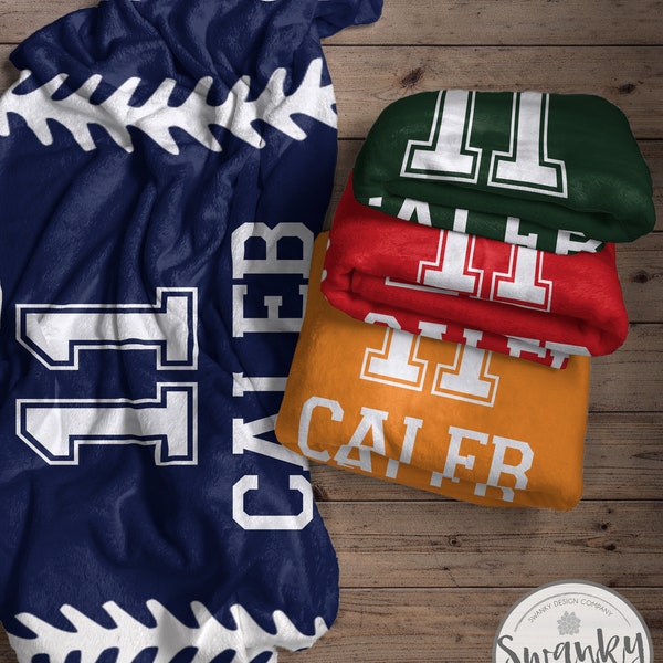 Baseball Blanket Etsy