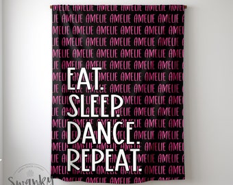 Personalized Dancer Blanket, Dance Gift Idea, Custom Dance Blanket, Super Soft, The Margot