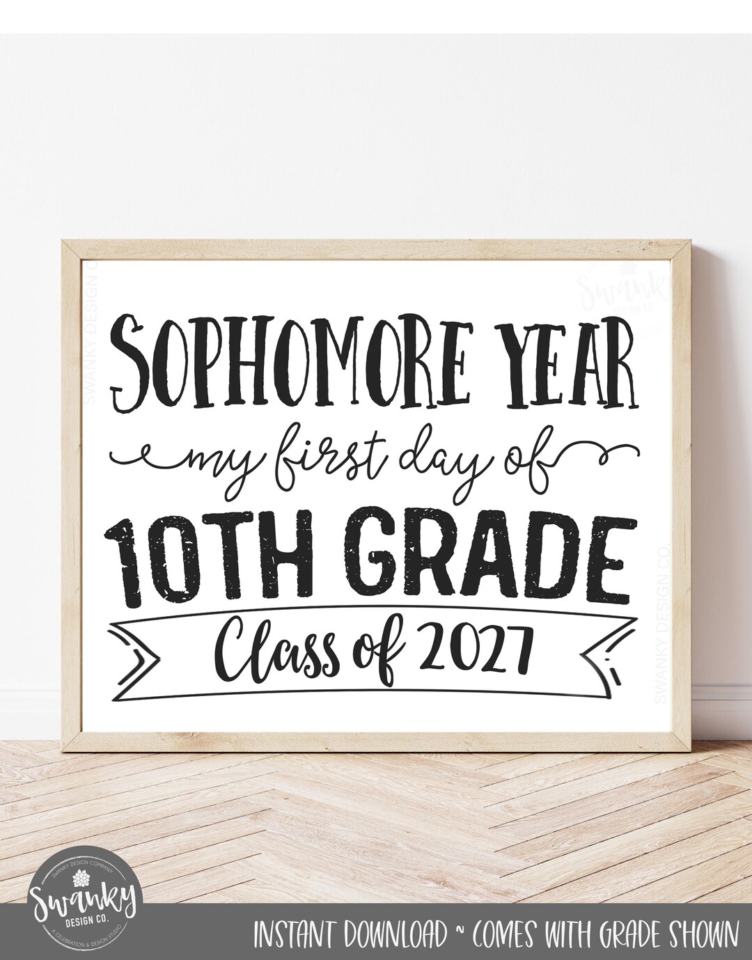Schild Für Ersten & Letzten Schultag – Doppelseitig, Löschbar, Kreidetafel-Design Mit Apfel, 17,5x30 Cm
