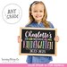 First Day of School Sign, Printable Back To School Sign, First Day of School Chalkboard Sign, Kindergarten Sign, Chalkboard Sign, First Day 