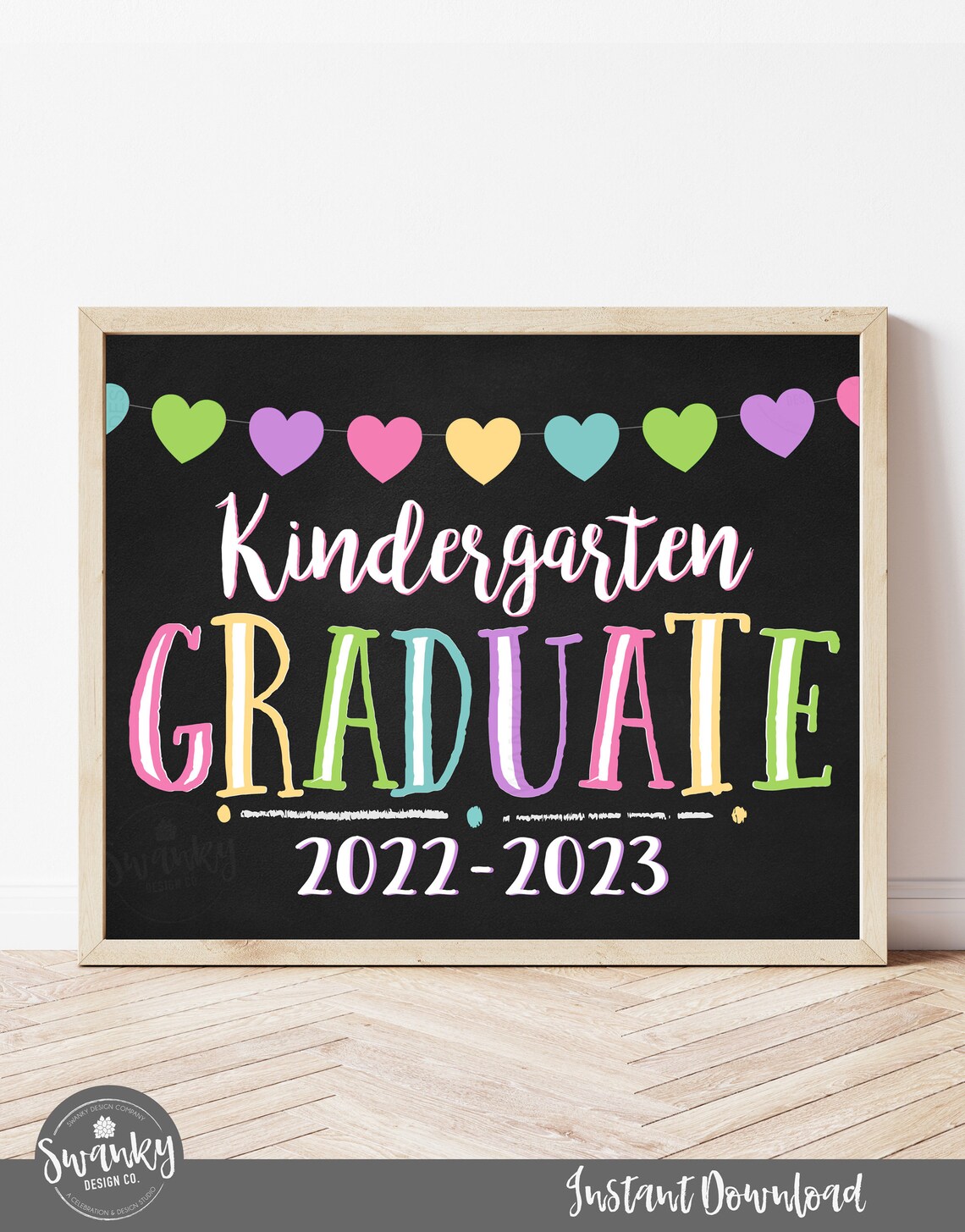 Kindergarten Graduate Sign Printable Kindergarten Graduate - Etsy