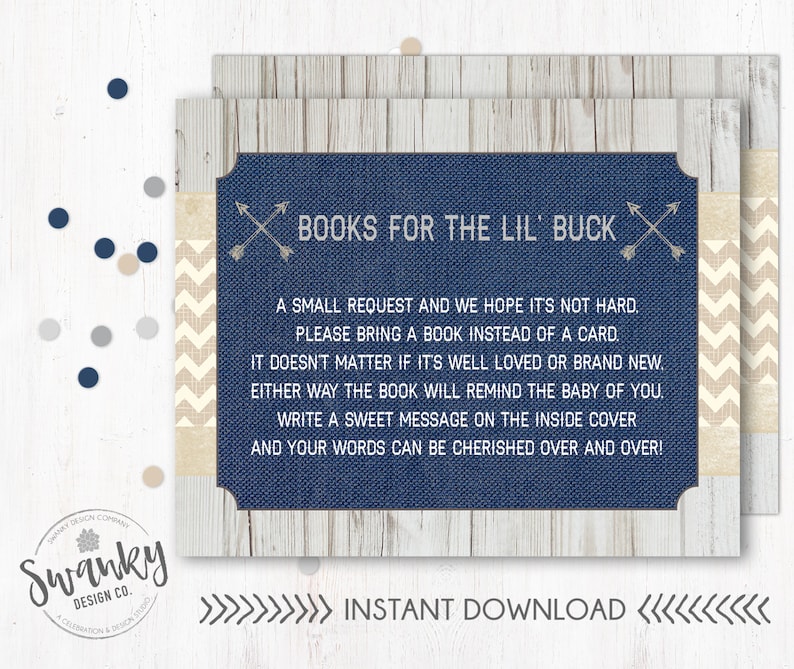 Deer Bring A Book Instead Of Card Rustic Baby Shower Ideas Etsy Deer Bring A Book Instead Of Card Rustic Baby Shower Ideas Etsy