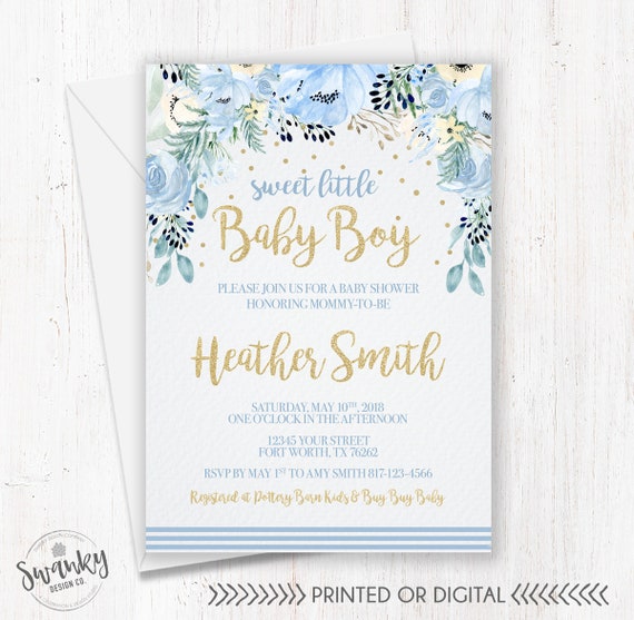 invitation for baby boy