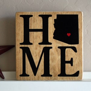 Home State Wall Art - Home State Sign - State Art Wood Sign