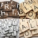 Large Scrabble Tiles - Scrabble Letters - Scrabble Tiles Wall Art - Scrabble Wall Tiles - Large Scrabble Letters - Scrabble Wall Art