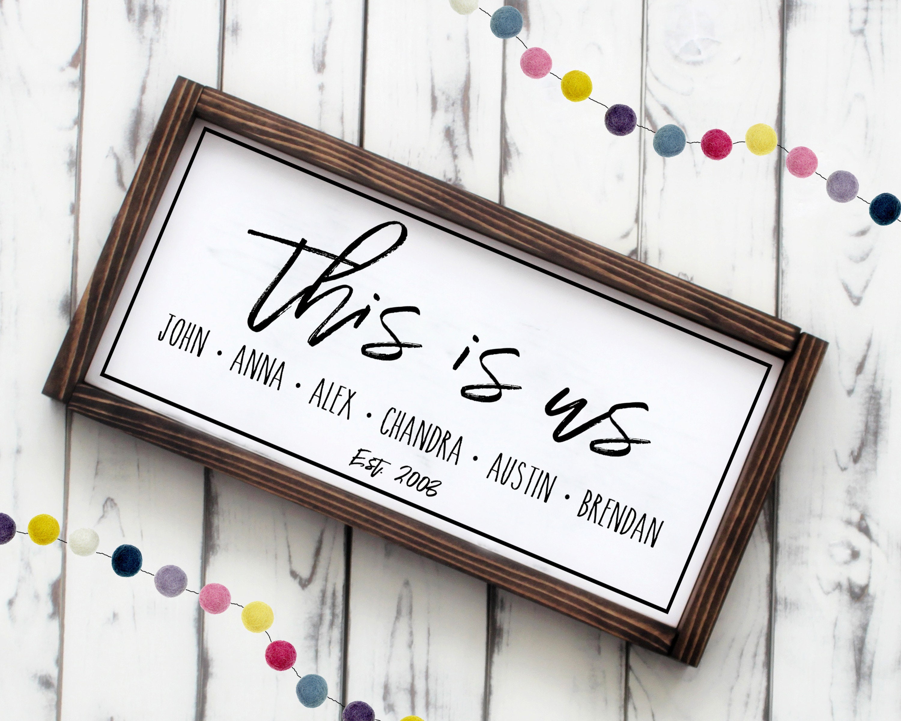 This is Us Sign - Family Sign - Home Signs - Wooden Sign - Custom Signs ...
