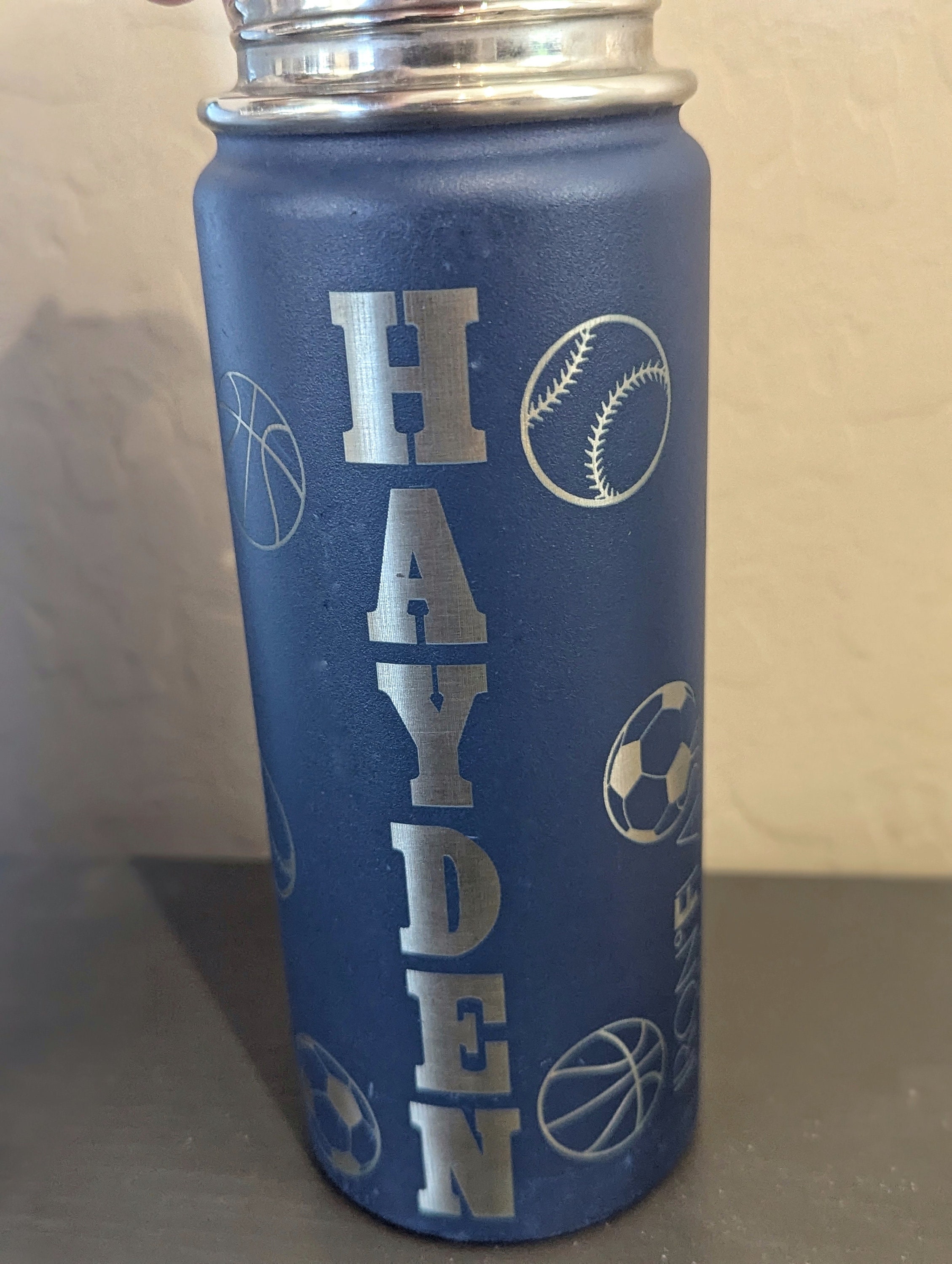 Personalized 32 Oz Water Bottle | Custom Name Travel Mug | Laser ...