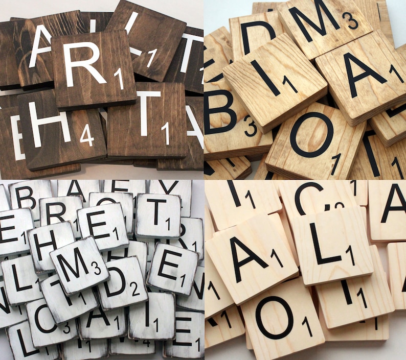 Download 7.25 Large Scrabble Letters Wood Tiles Personalized | Etsy