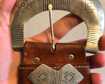 Marrakesh Wide Woven Teardrop Bone Belt main image 1