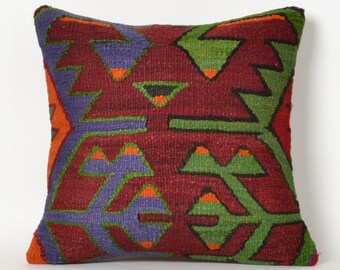 Rust Gray Pillow Aztec Pillow Southwestern pillow | Etsy