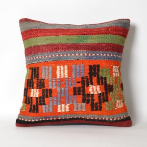 Vintage kilim pillow cover