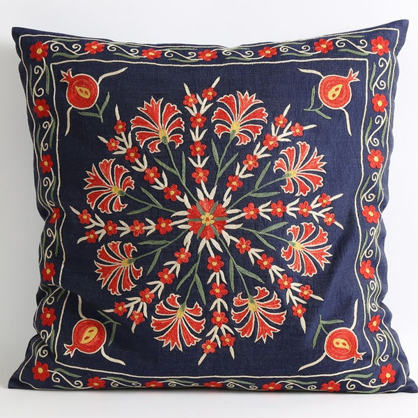 Suzani pillow Ariassos, suzani cushion