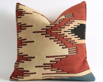 Kilim pillow Esther, kilim cushion cover