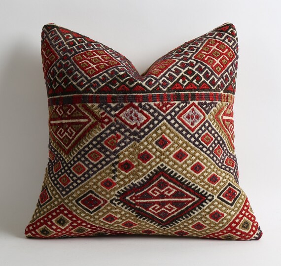 Kilim pillow Roona, kilim cushion cover