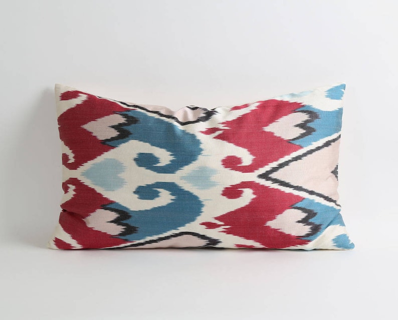 Cushions Ethnic Ikat Pillows Ikat Fabric Pillows Covers Etsy