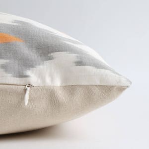 Silk ikat cushion Heline, silk ikat pillows image 3
