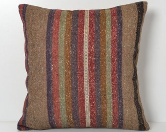 kilim cushion boho style aztec throw striped cushion vintage boho pillow industrial cushions accent pillows cushion cover rustic decor
