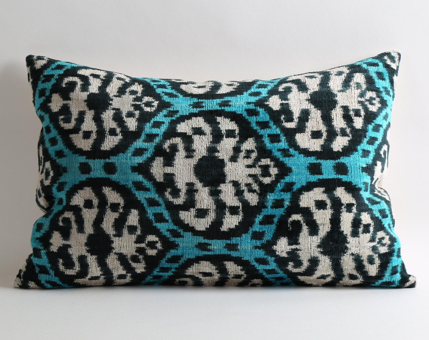 Ethnic throw pillow ikat pillow throw Decorative Ikat Throw Pillow