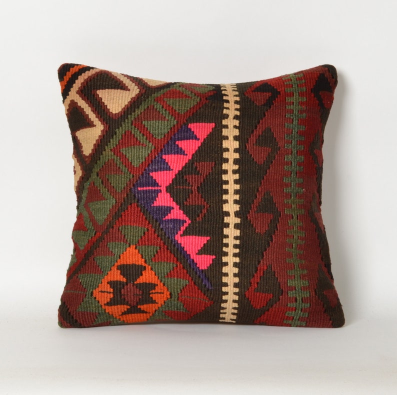 Kilim cushion Allianoi, kilim pillow cover image 2