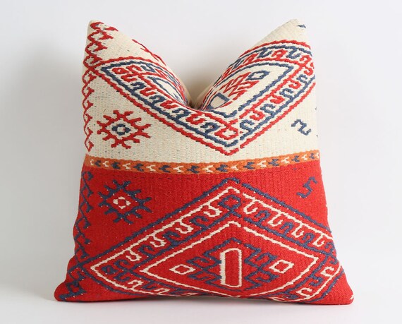 16x16 kilim pillow cover vintage Kilim pillow cover 16x16 40x40cmOld | Etsy