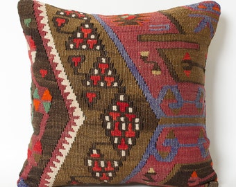 Kilim cushion throw, kilim pillowcase