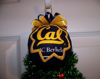 BEARS University of California Golden Bears Cal Christmas Ornament Scrabble Tile 