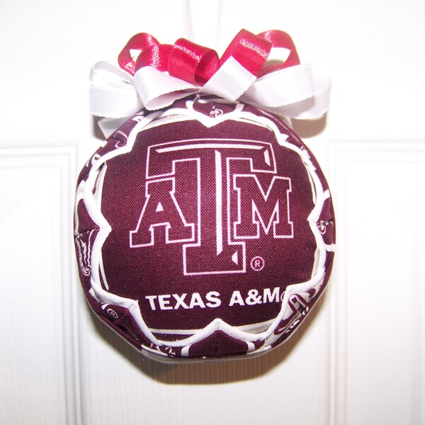 Texas A&m Aggie Christmas Ornament Etsy