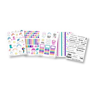 April Douches Planner / Journal / Scrapbook / Kaart maken Sticker kit Bundel