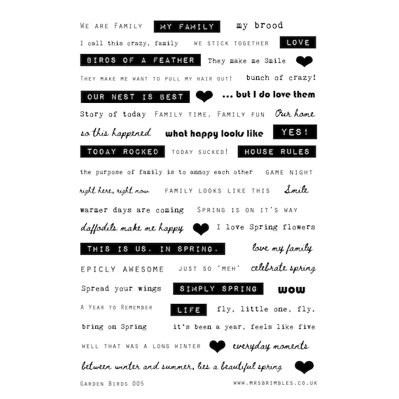 Quote Stickers, Journal Quotes Stickers, Black Word Sticker Sheets,quote  Sticker Sheets,words and Phrases Stickers,word Journalling Stickers -   Finland