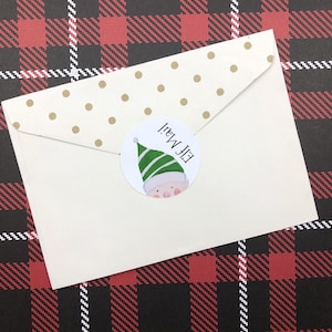 Pegatinas de correo de elfos