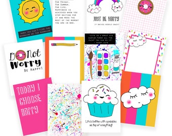 Be Happy Journal Card Pack