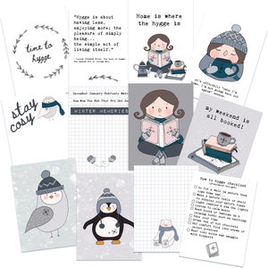 Winter Hygge Journal Card (Pack ONE)