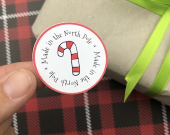 Made in the North Pole Stickers