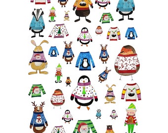 Jingly Jumpers illustration Stickers 001