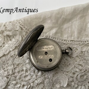 Progetto di restauro di antico orologio da tasca del 1910 o per riutilizzo di vero argento immagine 4