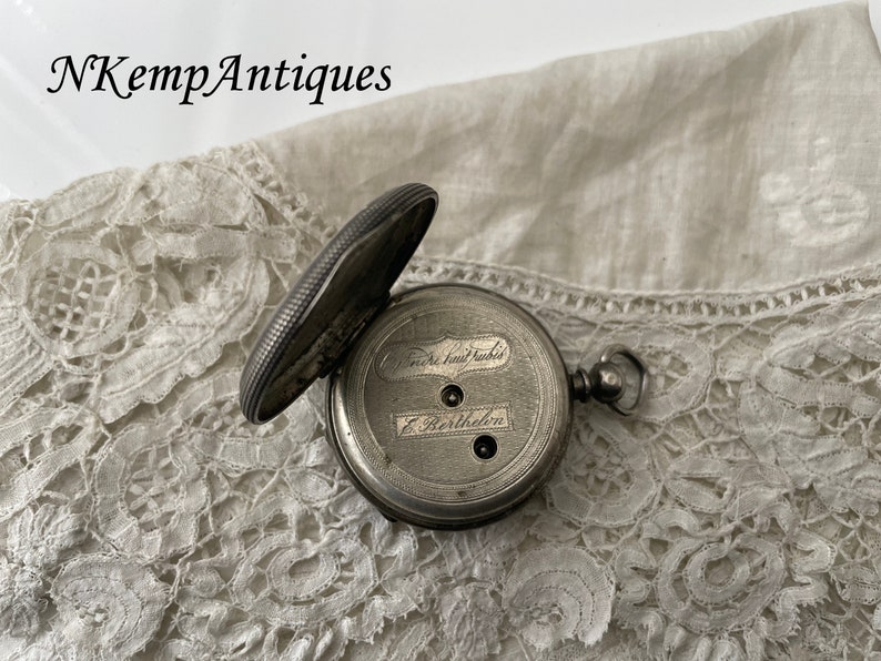 Progetto di restauro di antico orologio da tasca del 1910 o per riutilizzo di vero argento immagine 4