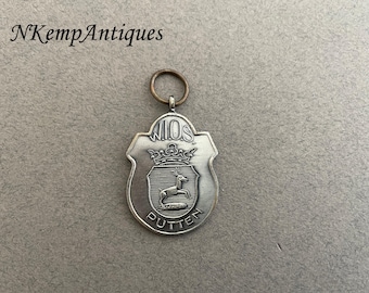 Old Deer /stag fob/medal/pendant 1930's