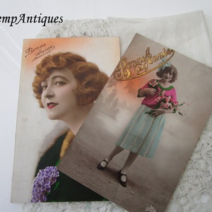 Old new years card x 2