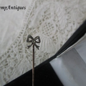 Antique stick pin 1910 real silver