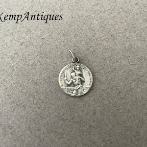 Old St Christopher pendant 1930&#39;s signed
