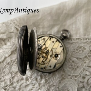 Progetto di restauro di antico orologio da tasca del 1910 o per riutilizzo di vero argento immagine 3