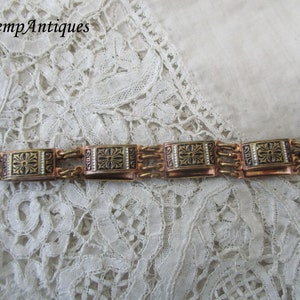 Vintage damascene bracelet