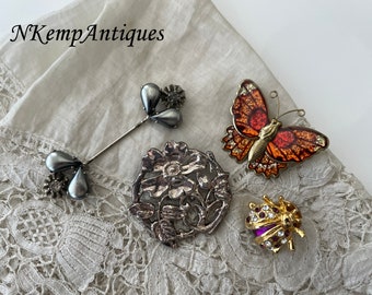 Vintage brooch x 4