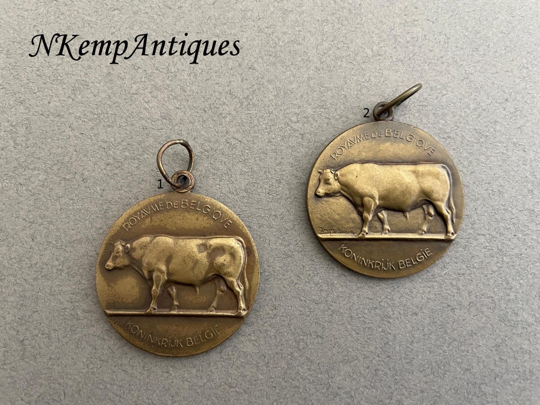 Old Cow /farming Medal - Etsy UK
