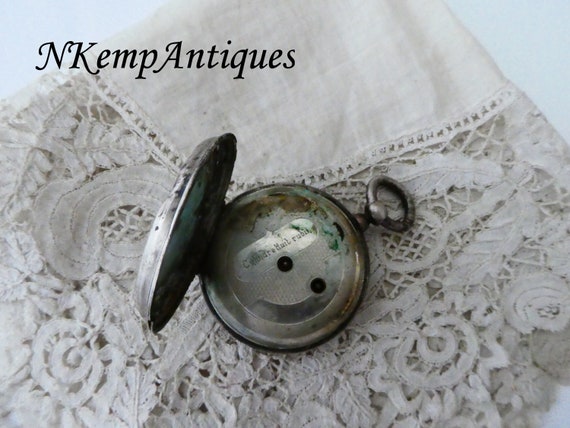 Antique pocket watch real silver 1900 restoration… - image 3