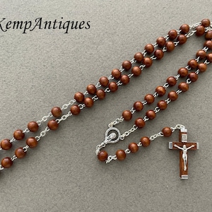 Old wooden rosary